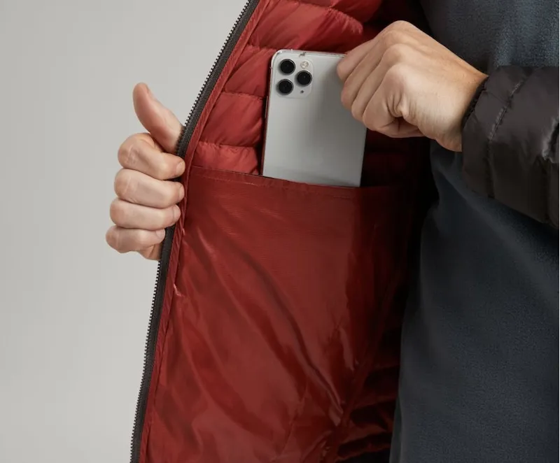 Kathmandu Heli R Hooded Down Jacket in Beech/Dark-6