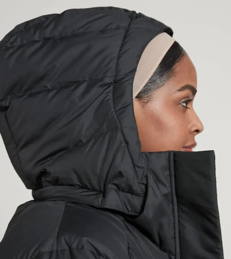Kathmandu Winterburn Women's long down jacket in Black-2