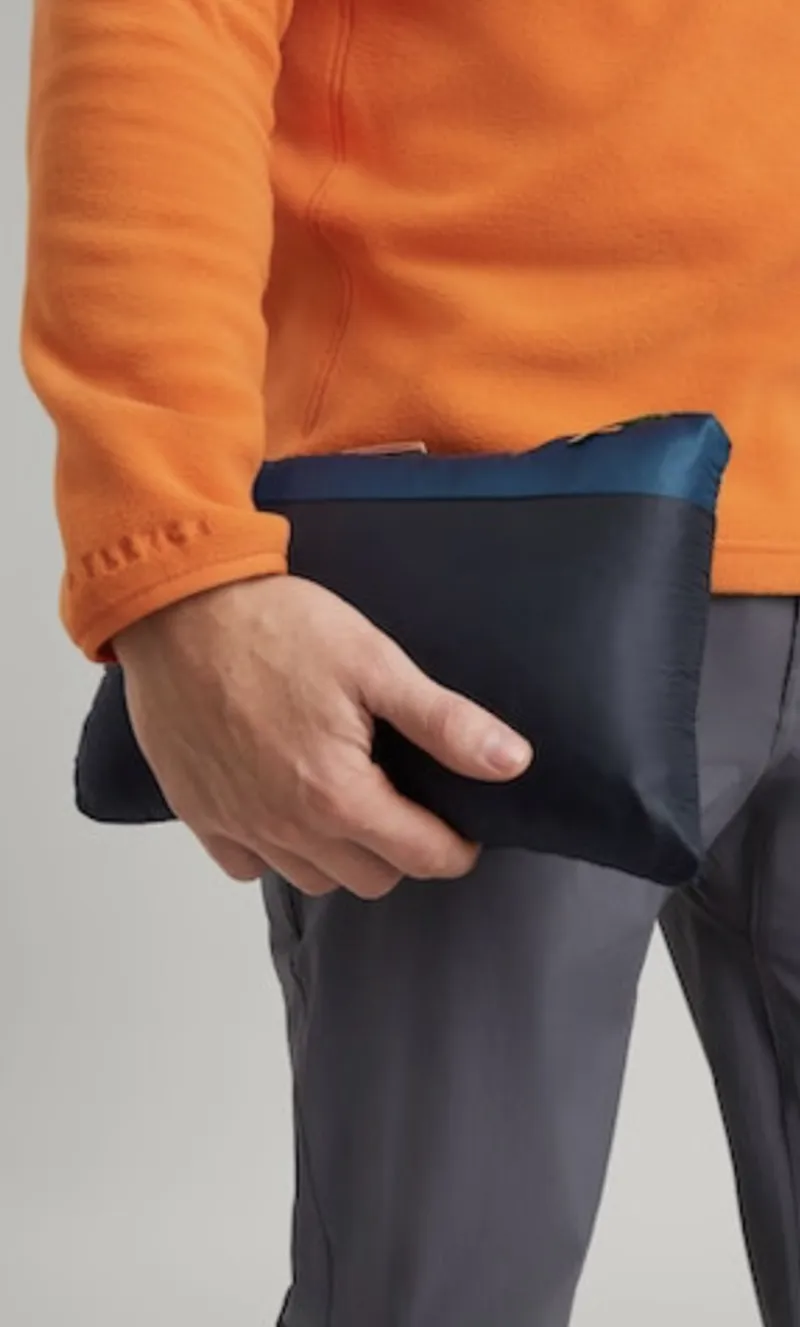 Heli R Hooded Down Jacket in Undertow-7