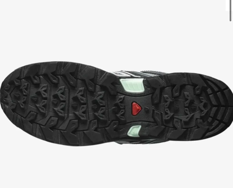 Salomon X Ultra Women's Pioneer Gore Tex Waterproof Shoe in Stormy Stormy weather/Alloy/Yucca-3