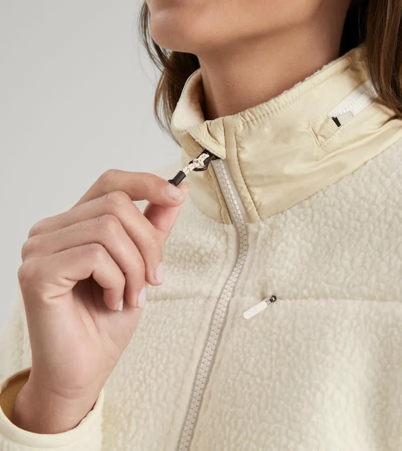 Kathmandu Baffin Island Women's Sherpa Fleece Jacket in Natural-5