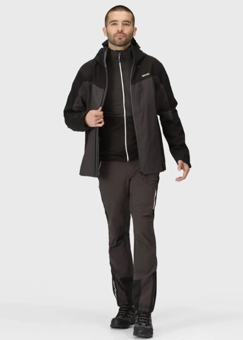 Regatta Birchdale Waterproof Jacket in DarkGrey/Black-2