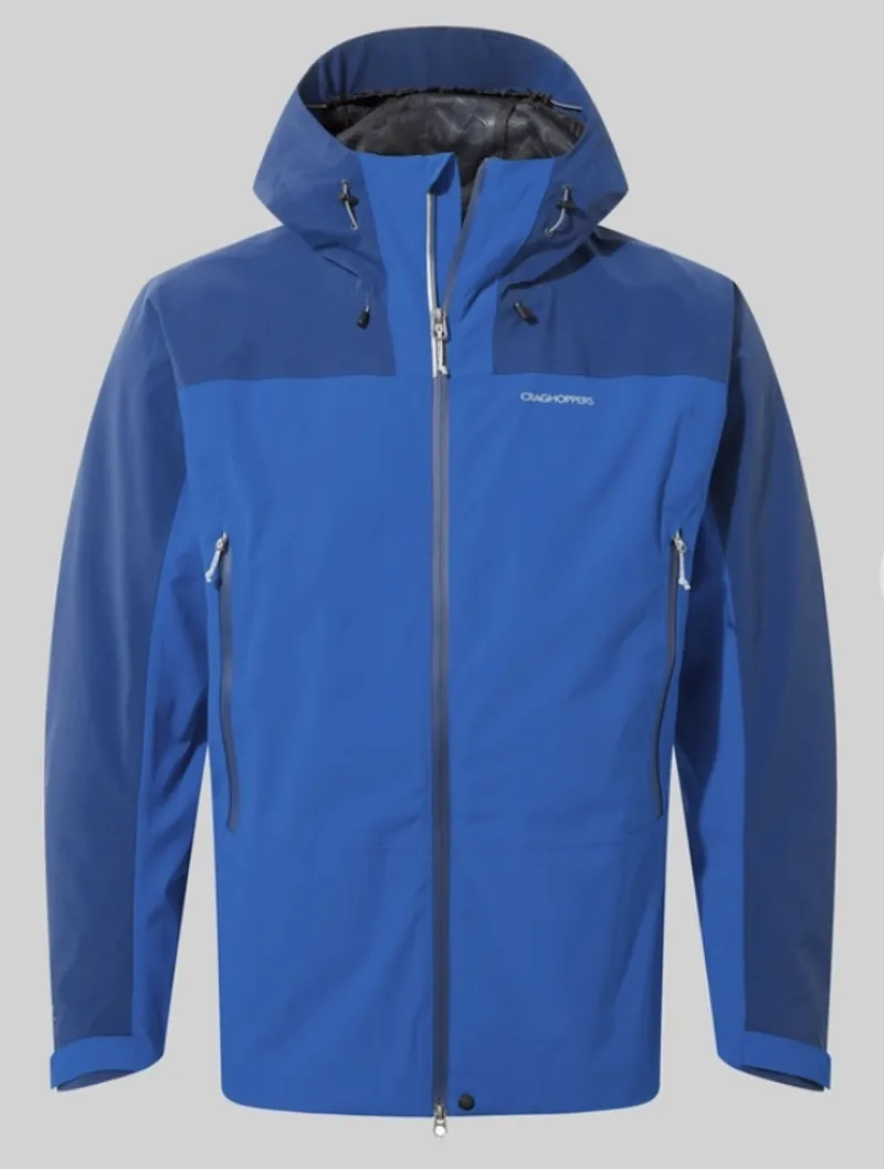 Craghoppers Gryffin Waterproof Jacket in Titan Blue/Dark Titan Blue-3