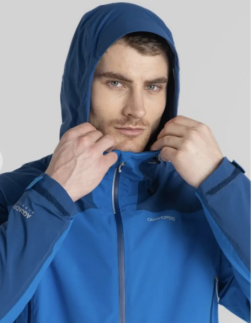 Craghoppers Gryffin Waterproof Jacket in Titan Blue/Dark Titan Blue-7