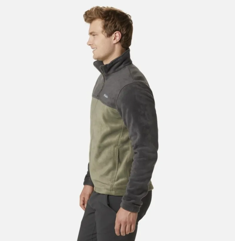 Columbia Steens Mountain 2.0 Fleece in Shark/Stone Green-2