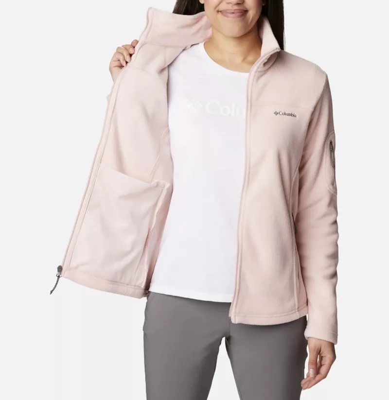 Columbia Women's Fast trek fleece in Dusty pink-3