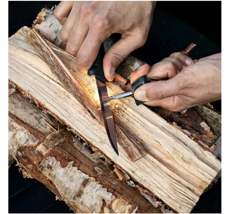 Light My Fire Fire Knife 2in1 in Rusty Orange-3