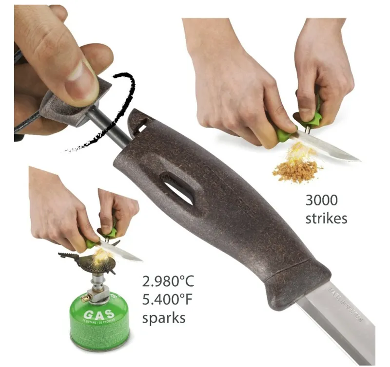 Light My Fire Fire Knife 2in1 in Rusty Orange-6