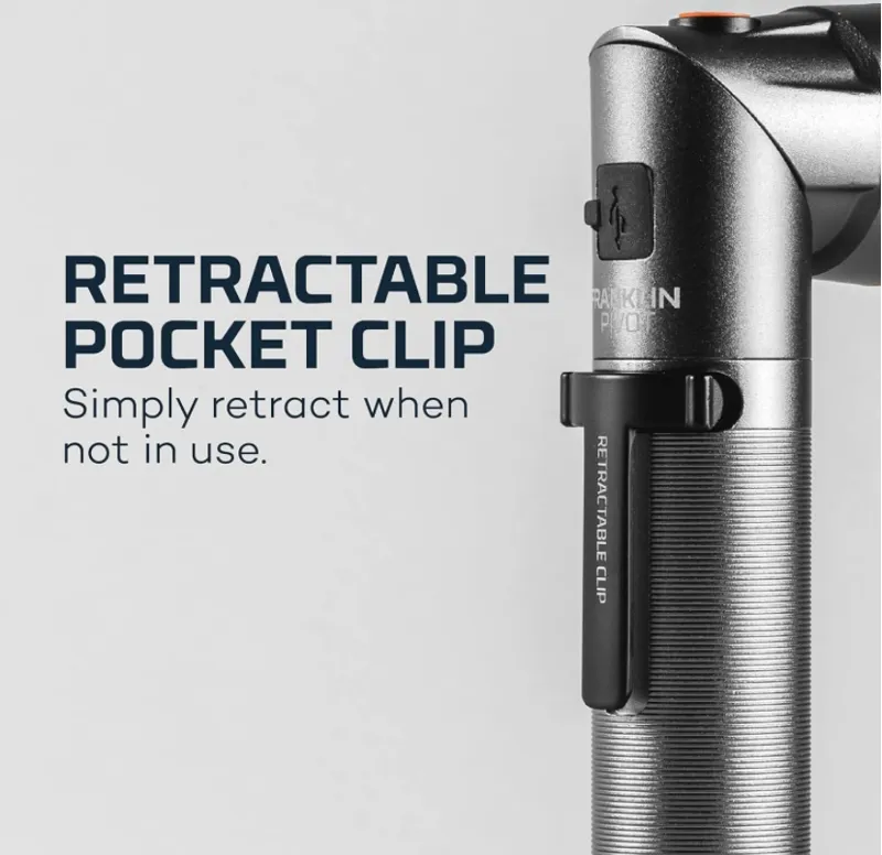 Nebo Franklin Pivot 300 Lumens Rechargeable torch-3