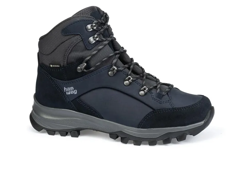 Hanwag - Women's Banks Gore-Tex Waterproof Boot - Navy/Asphalt
