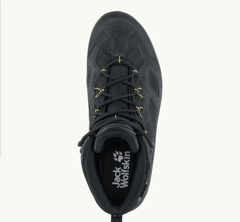 Jack Wolfskin - Vojo 3 Texapore Mid Waterproof Boot - Black/Burly Yellow-4