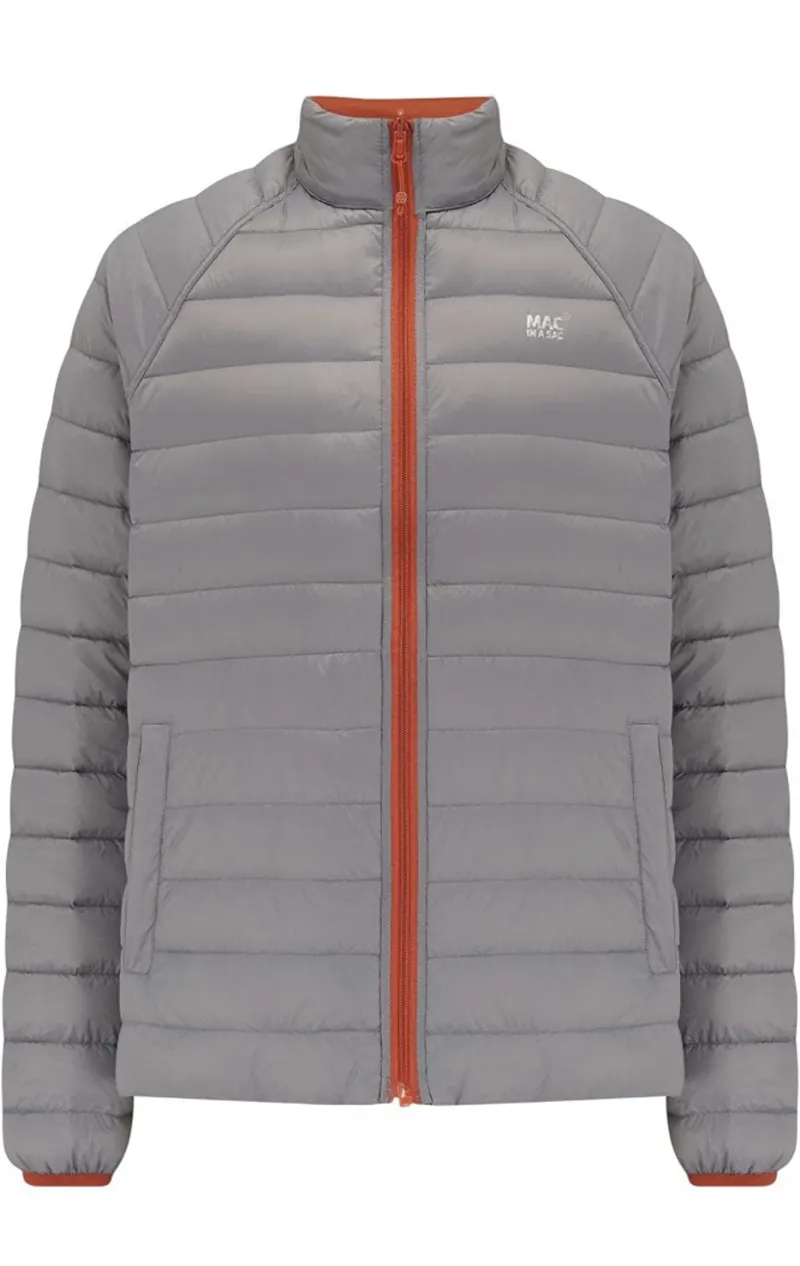 Mac In A Sac Polar Reversible Down Jacket Burnt Orange Grey