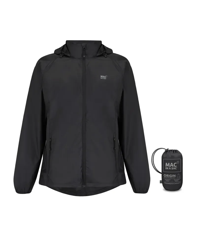 Mac In a Sac Origin 2 Adult Waterproof Jacket - Jet Black-7
