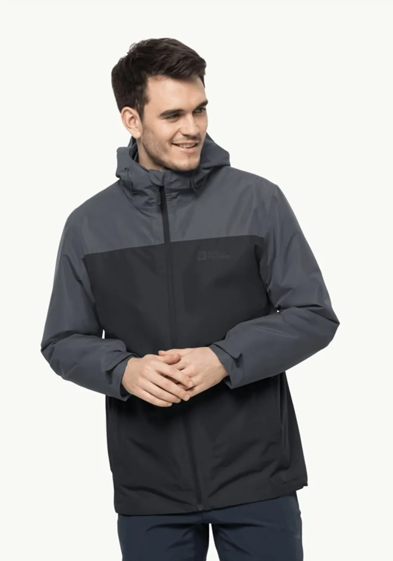Jack Wolfskin - TAUBENBERG Waterproof 3IN1 Jacket - Phantom-4