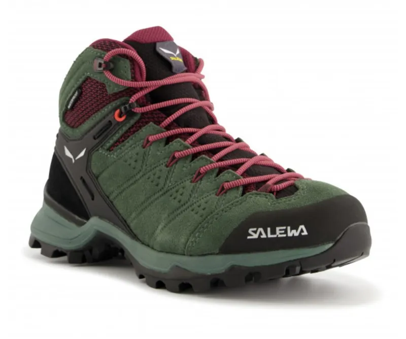 Salewa - Women's Alp Mate Mid Waterproof - Duck Green-1