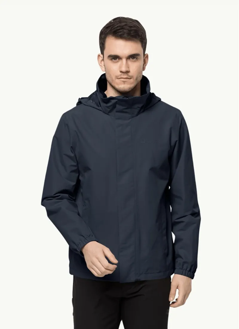 Jack Wolfskin - Stormy Point Waterproof Jacket - Night Blue