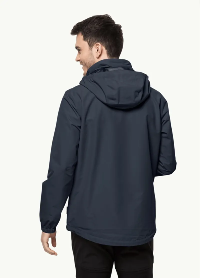 Jack Wolfskin - Stormy Point Waterproof Jacket - Night Blue-1