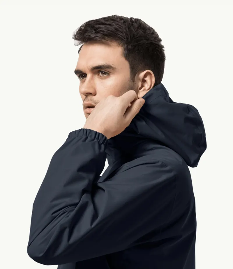 Jack Wolfskin - Stormy Point Waterproof Jacket - Night Blue-5