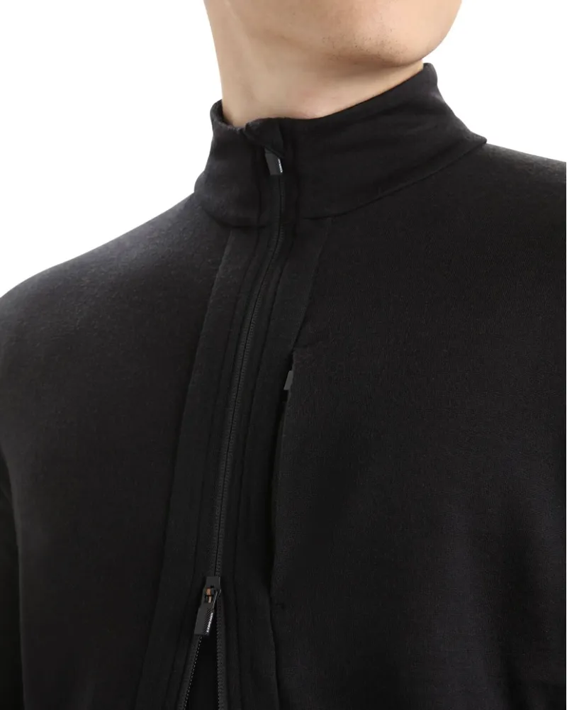 Icebreaker Quantum III LS Zip Jacket - Black-2