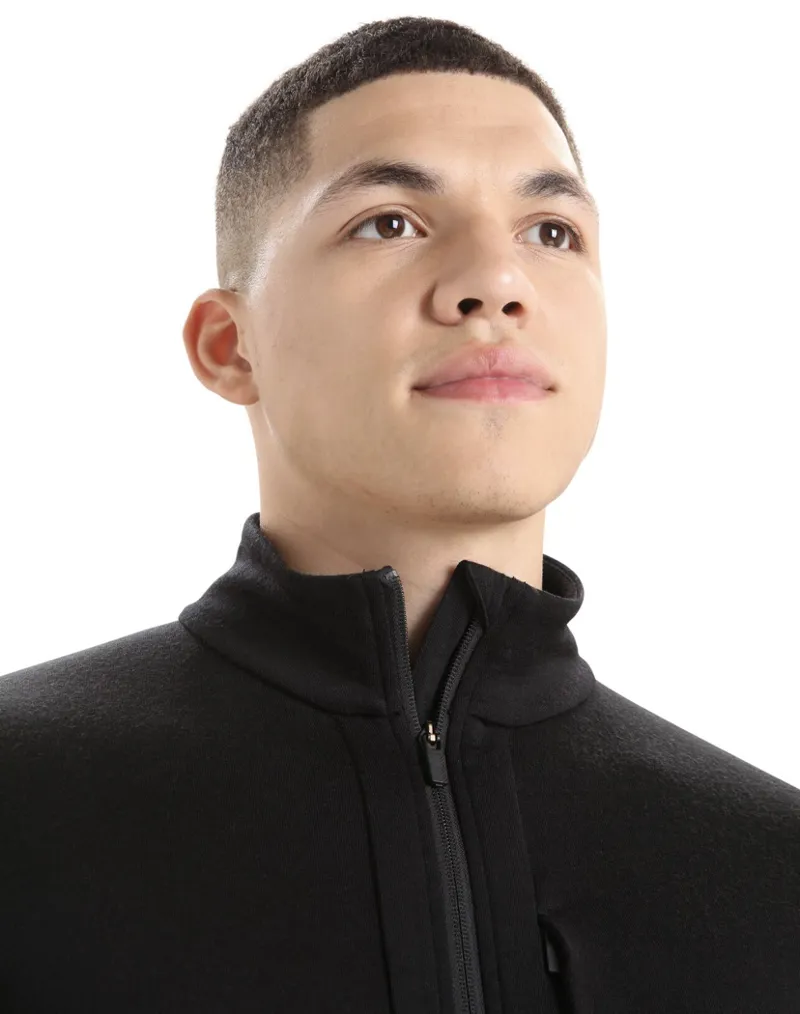 Icebreaker Quantum III LS Zip Jacket - Black-3