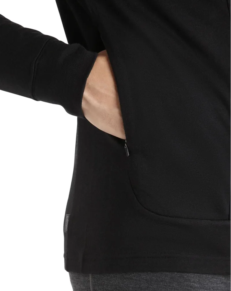 Icebreaker Quantum III LS Zip Jacket - Black-4