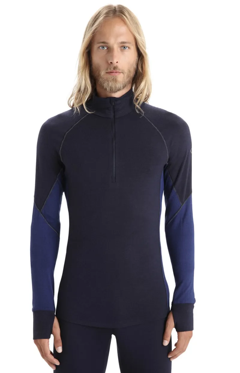 Icebreaker BodyFitZone 260 LS Half Zip in Midnight Navy