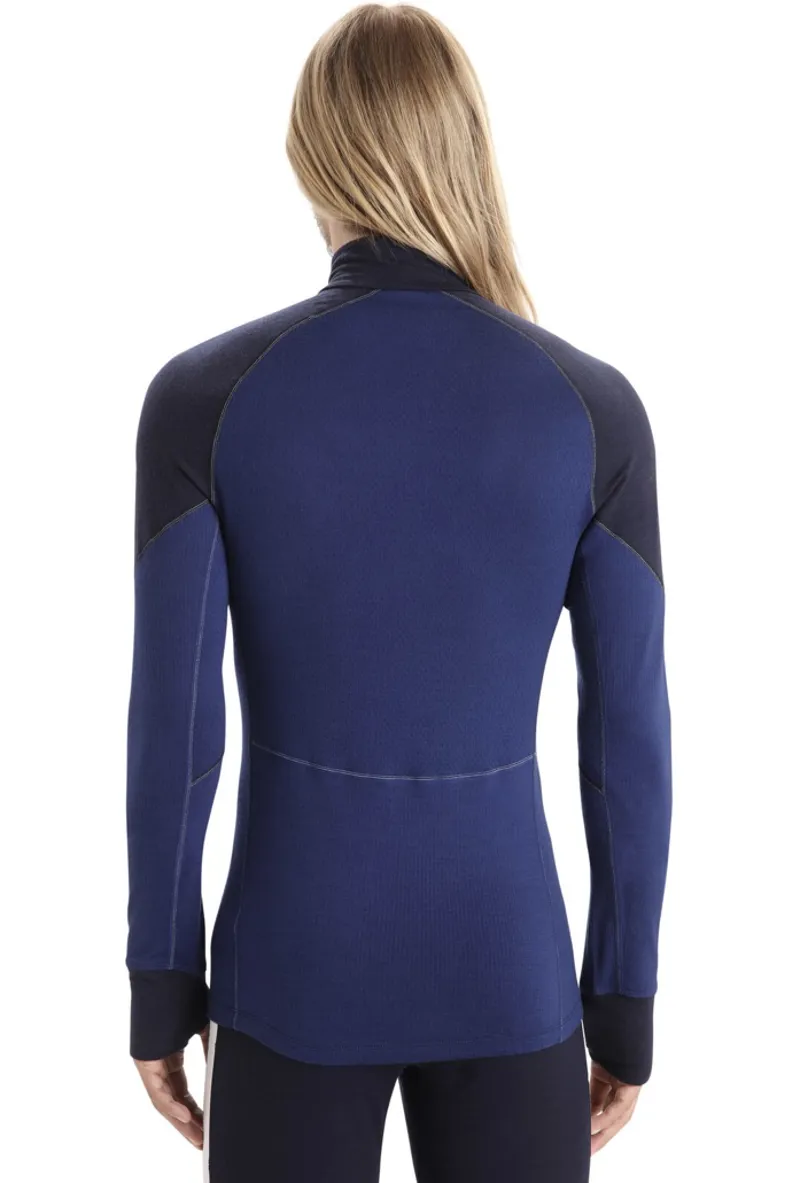 Icebreaker BodyFitZone 260 LS Half Zip in Midnight Navy-1