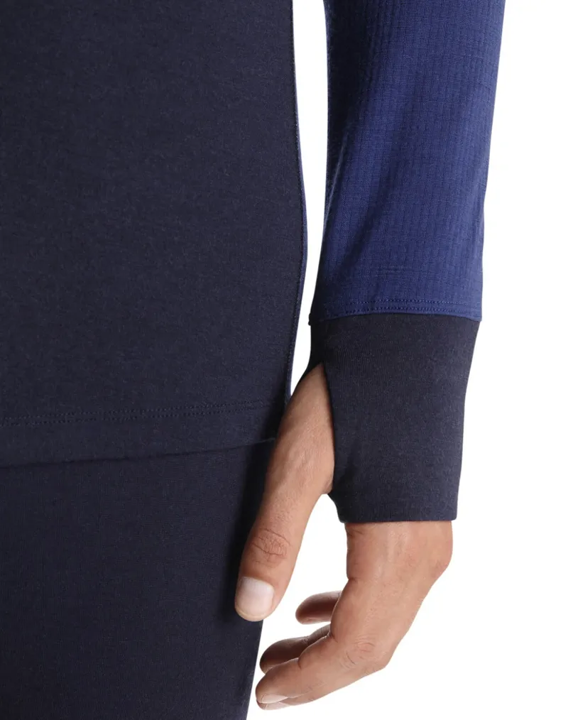 Icebreaker BodyFitZone 260 LS Half Zip in Midnight Navy-4