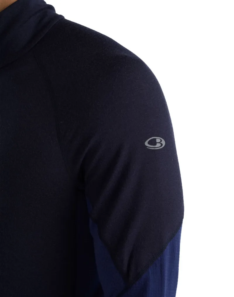 Icebreaker BodyFitZone 260 LS Half Zip in Midnight Navy-5