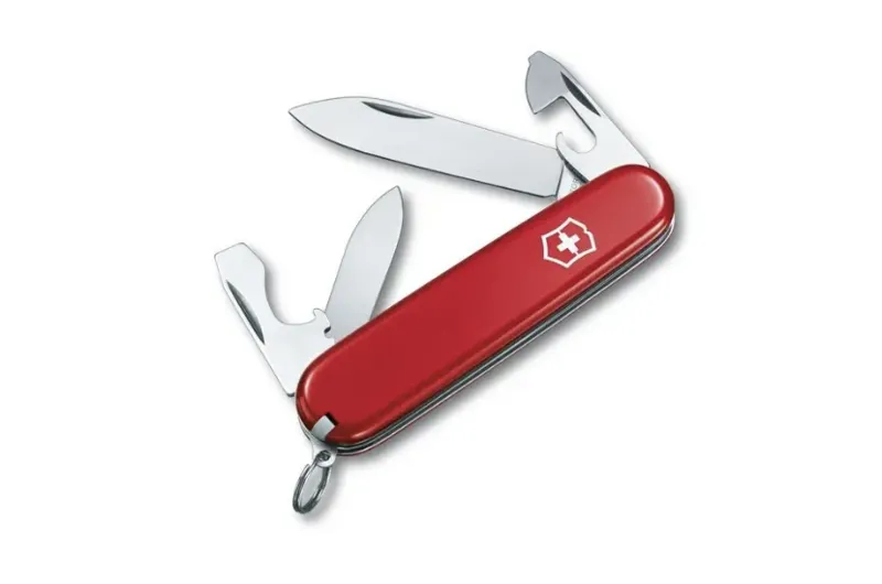 Victorinox Swiss Army Recruit Knife in Red
