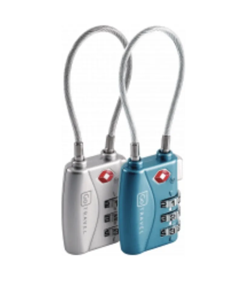 Go Tavel TSA Combi Cable lock Pack of 2-1