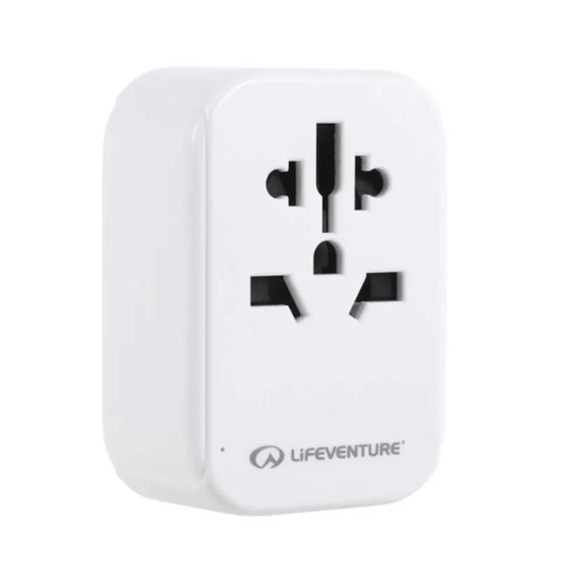 Lifeventure World to US Travel Adaptor with USB and USB C-3