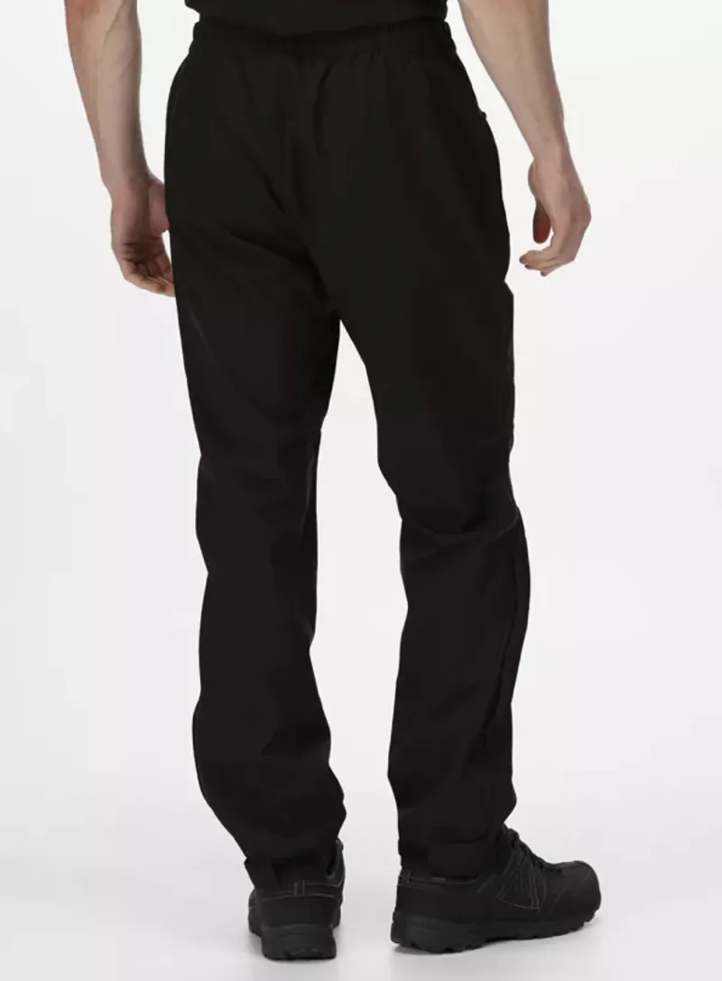 Regatta Highton Stretch Waterproof Trousers in Black-1