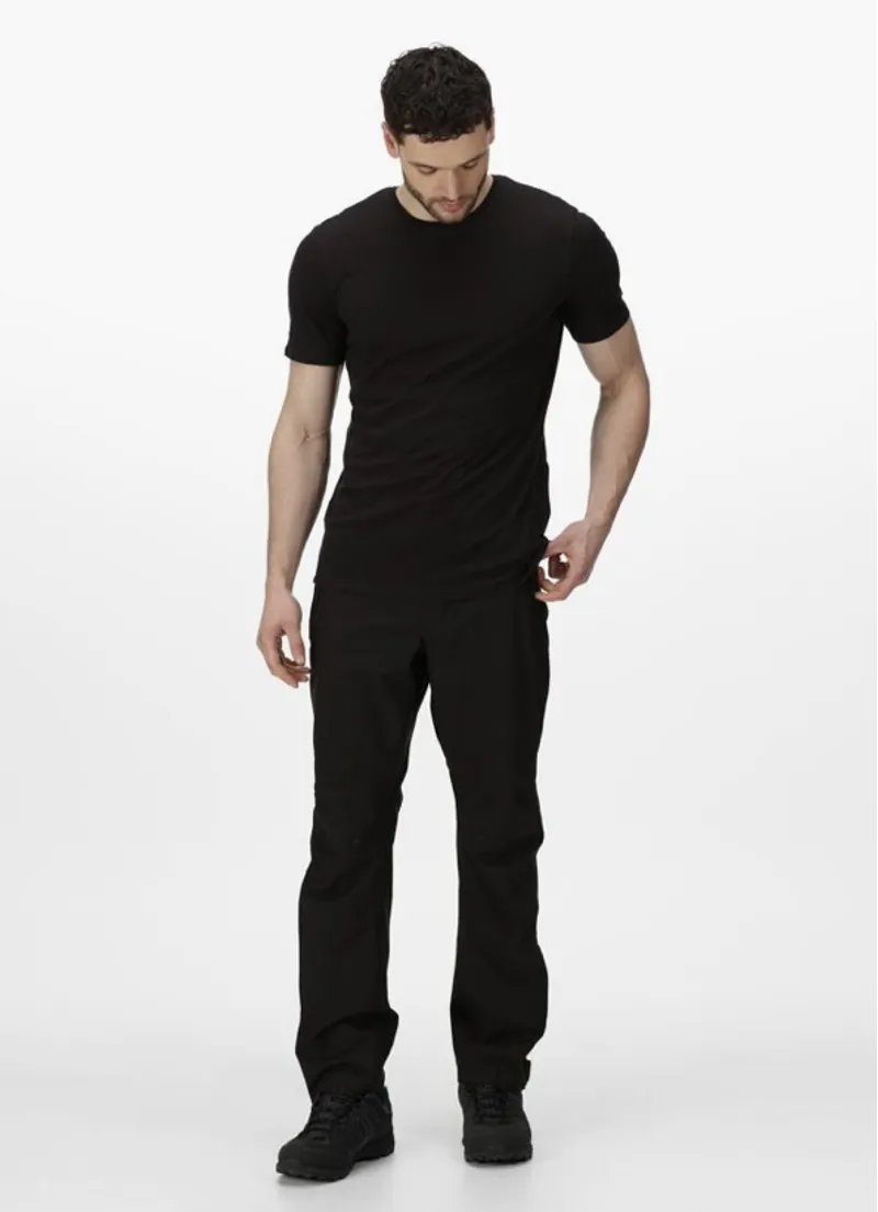 Regatta Highton Stretch Waterproof Trousers in Black-2