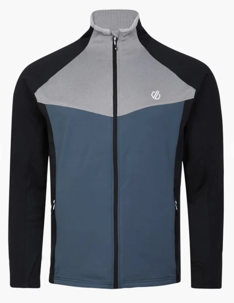 Dare 2B Substratum Core Stretch Lightweight Jacket in Black/Ash/Orion Blue-3
