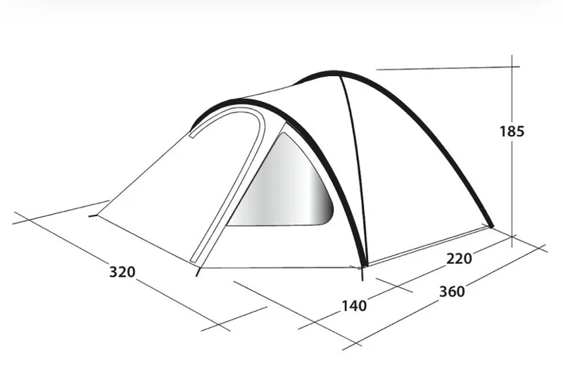 Outwell Haze 5 Person Tent-1