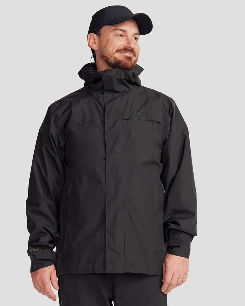 KATHMANDU Bealey Gore-Tex Waterproof Jacket in Black Sting