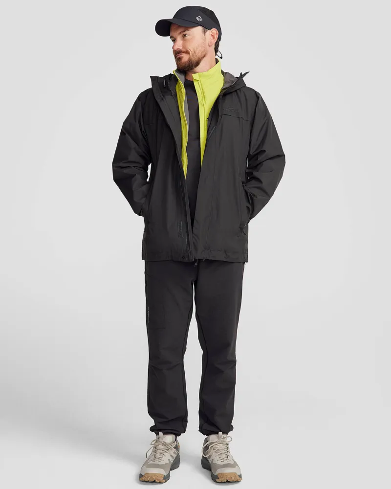 KATHMANDU Bealey Gore-Tex Waterproof Jacket in Black Sting-1