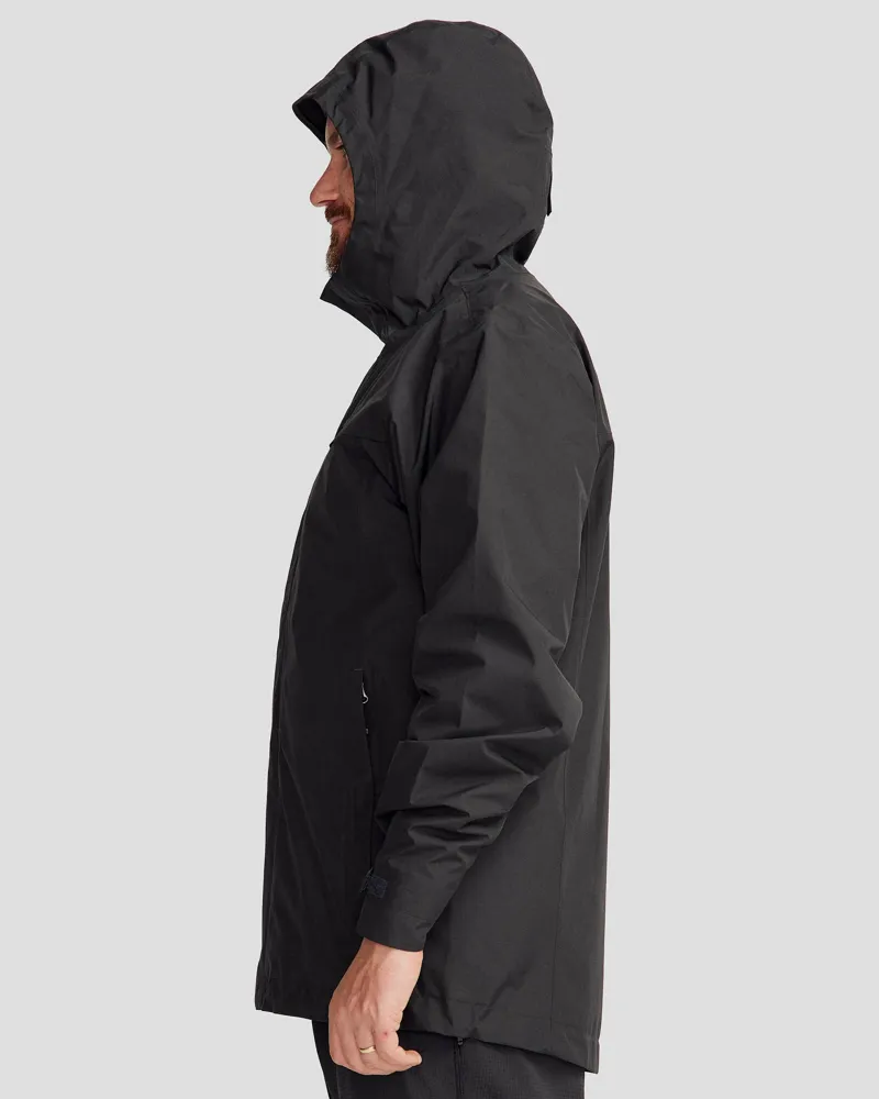 KATHMANDU Bealey Gore-Tex Waterproof Jacket in Black Sting-2