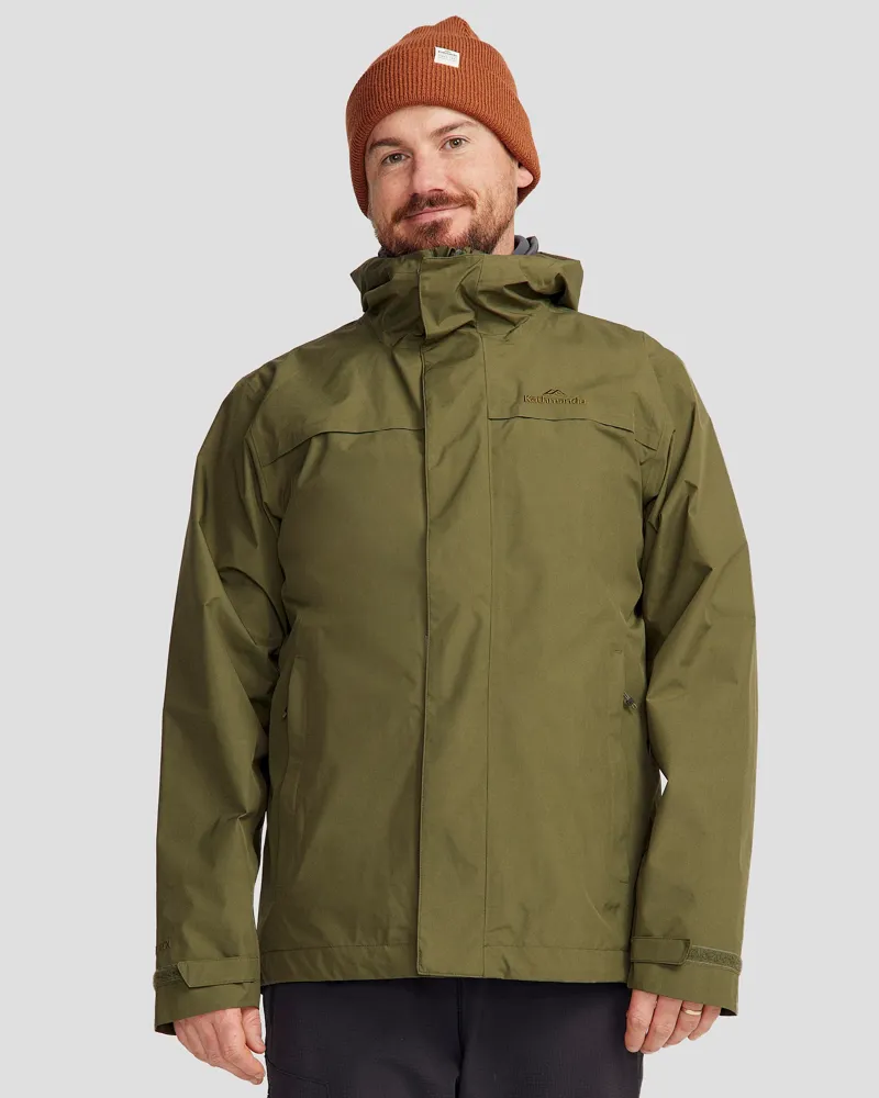 KATHMANDU Bealey Gore-Tex Waterproof Jacket in Light Moss