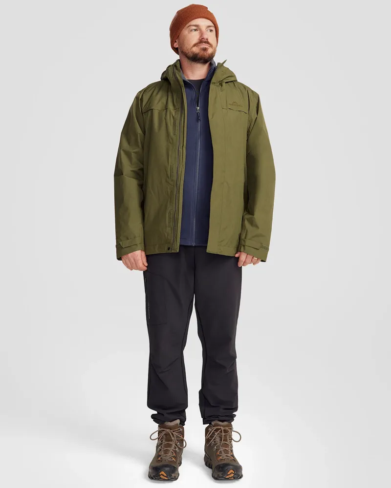 KATHMANDU Bealey Gore-Tex Waterproof Jacket in Light Moss-1