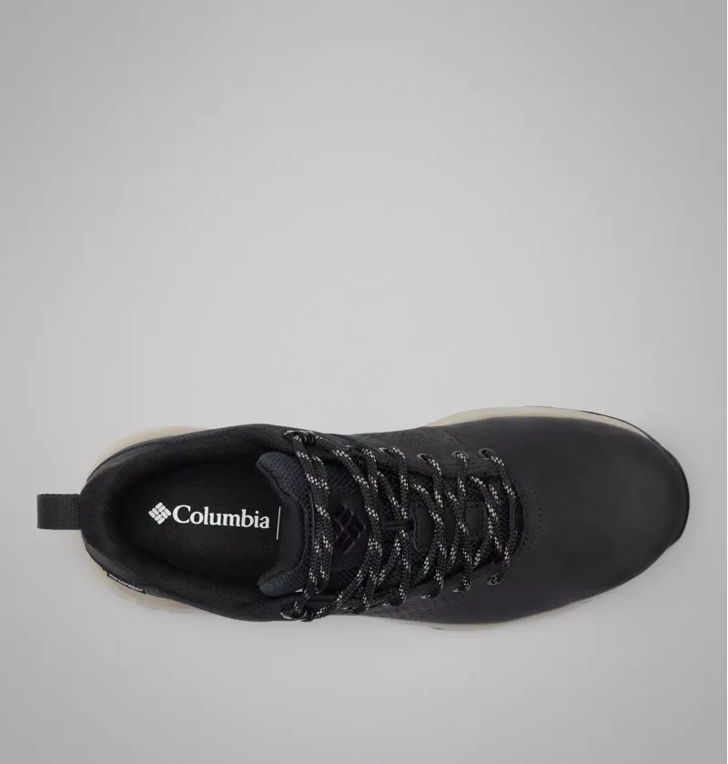 COLUMBIA Newton Nimble Leather Waterproof shoe in Black/Kettle-2