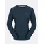 Rab Force Long Sleeve Women's T-shirt in Tempest Blue