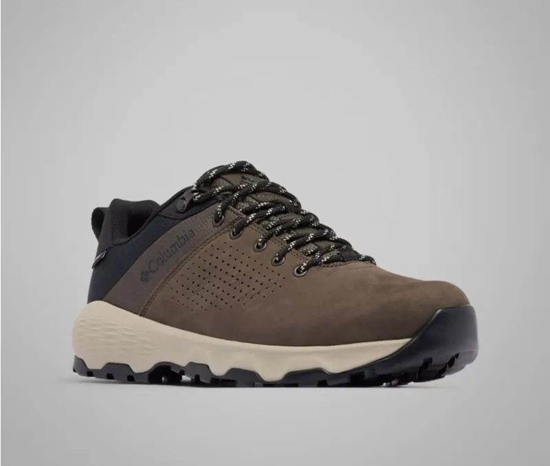 COLUMBIA Newton Nimble Leather Waterproof shoe in Tundra/Black-1