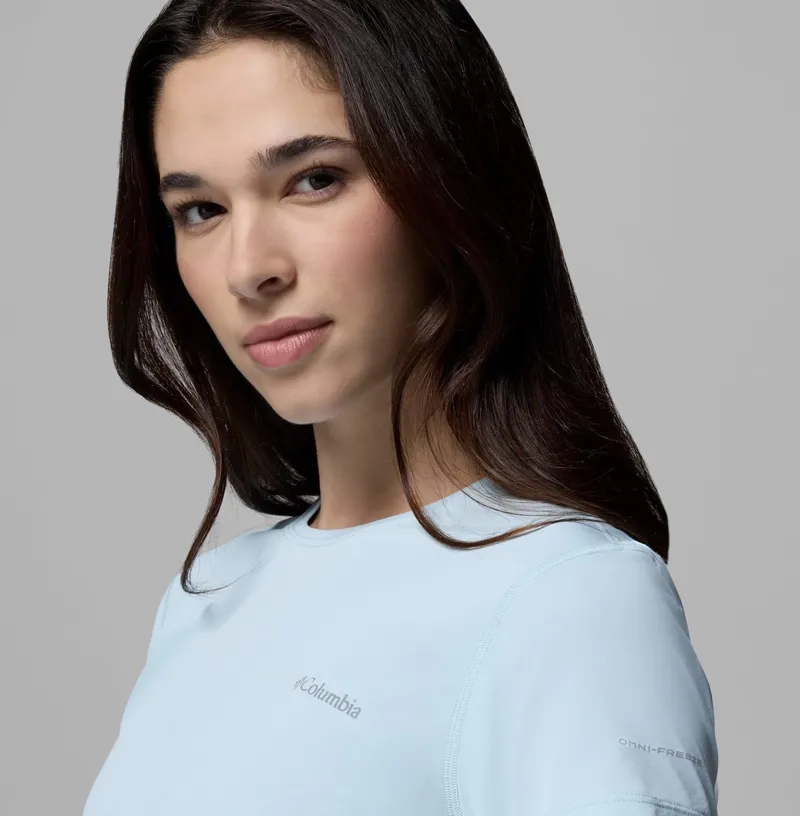 COLUMBIA Women's Zero Rules Lite Technical T-Shirt in Marine Light-1