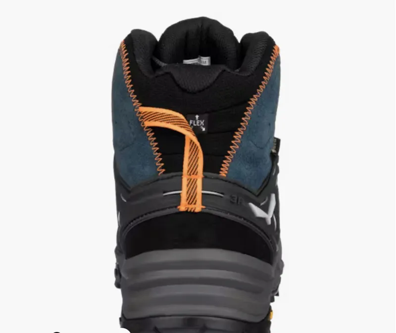 SALEWA Alp Trainer 2 Mid Gore-Tex Waterproof Boot in Dark Denim/Fluo Orange-1