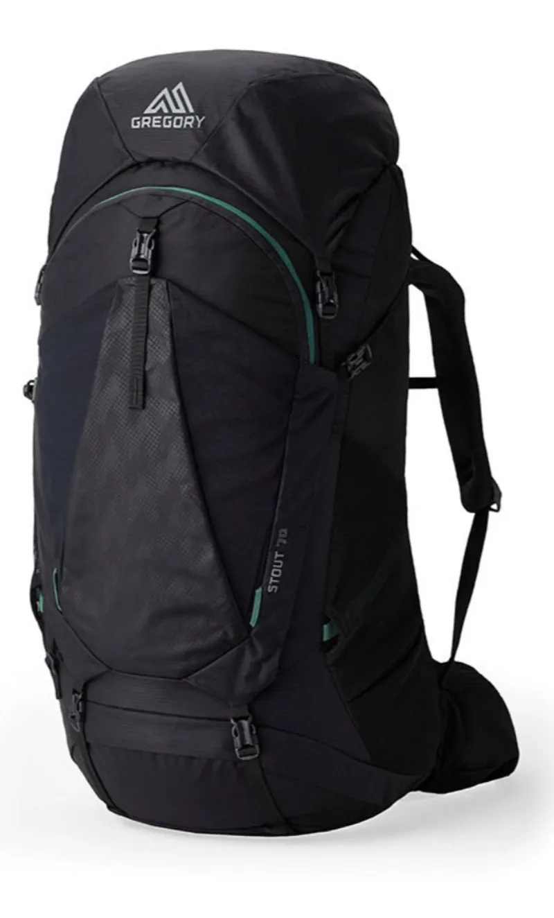 Gregory Trailflex Stout 70 Litre EU in Forest Black