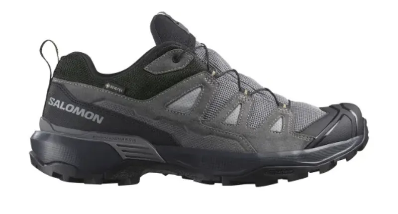 Salomon X Ultra 360 Leather Gore-Tex Waterproof Shoe in Sharkskin/Castle rock