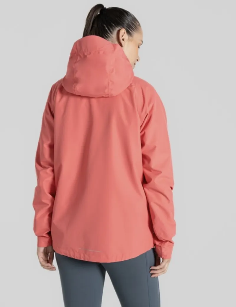Craghoppers Women's Ossus Waterproof Jacket in Deep Coral-1