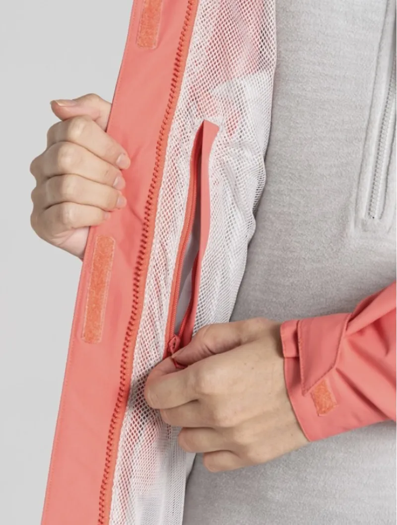 Craghoppers Women's Ossus Waterproof Jacket in Deep Coral-4
